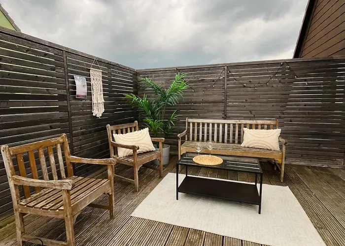 Overnight No1 - Dachterrasse, Kueche, Netflix